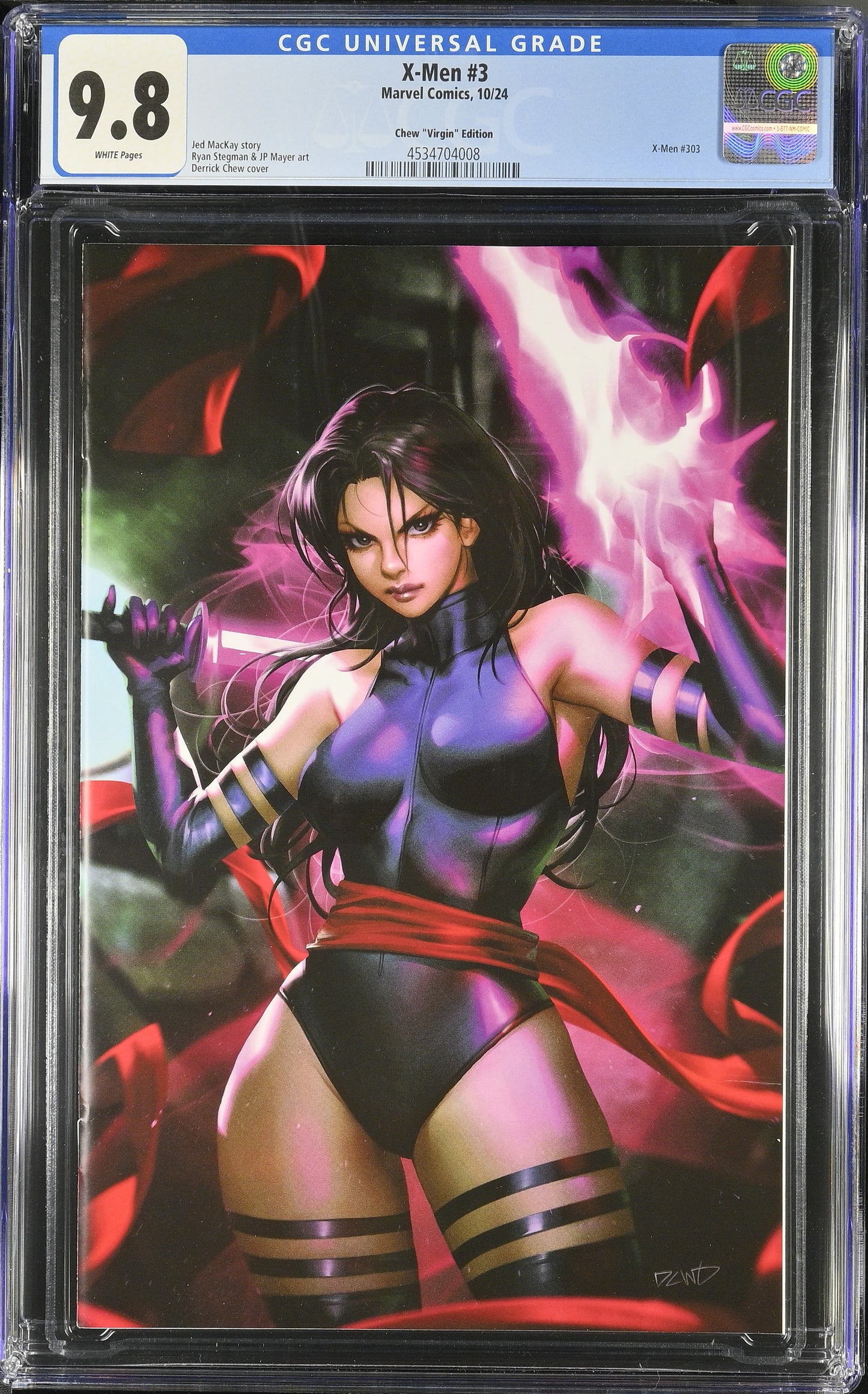 X-Men #3 Chew "Virgin" Edition CGC 9.8
