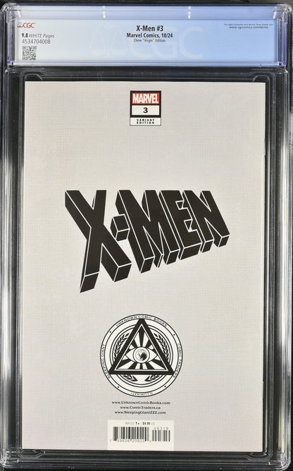 X-Men #3 Chew "Virgin" Edition CGC 9.8