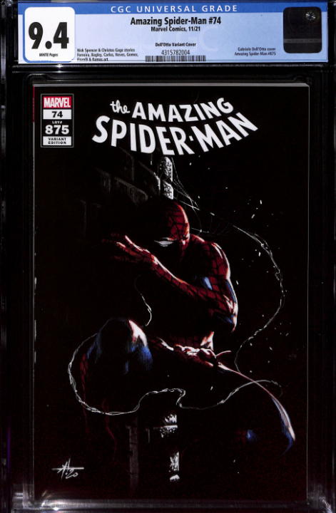 Amazing Spider-Man #74  Dell'Otto Variant Cover  9.4