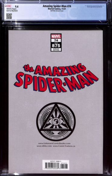 Amazing Spider-Man #74  Dell'Otto Variant Cover  9.4