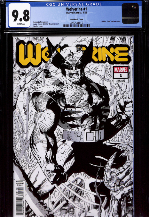 Wolverine #1 Lee Sketch Cover 9.8