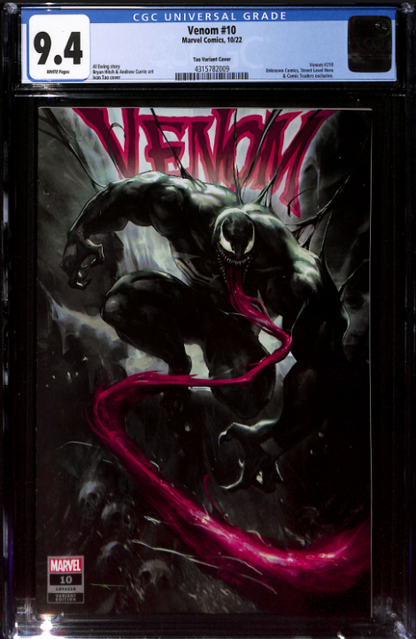 Venom #10  Tao Variant Cover  9.4