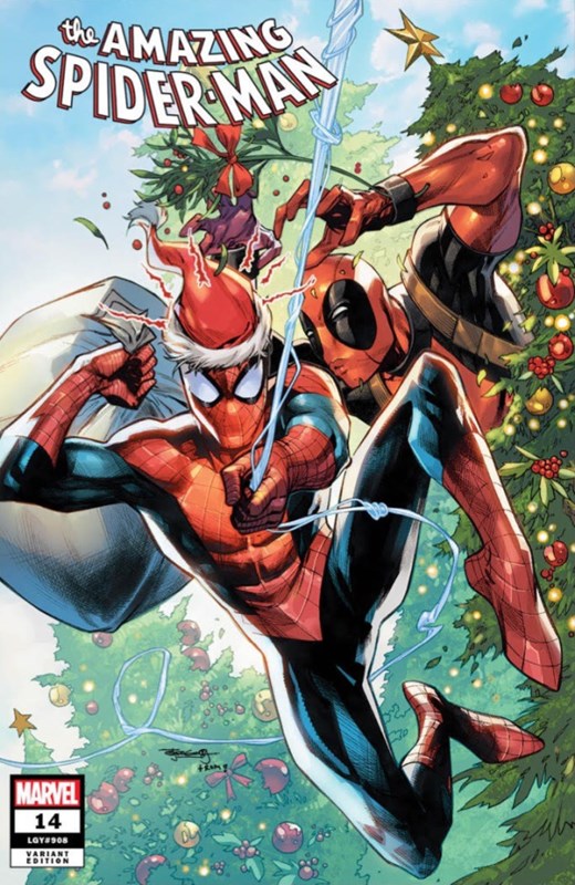 VF The Amazing Spider-Man #14 Stephen Segovia Trade Dress Variant