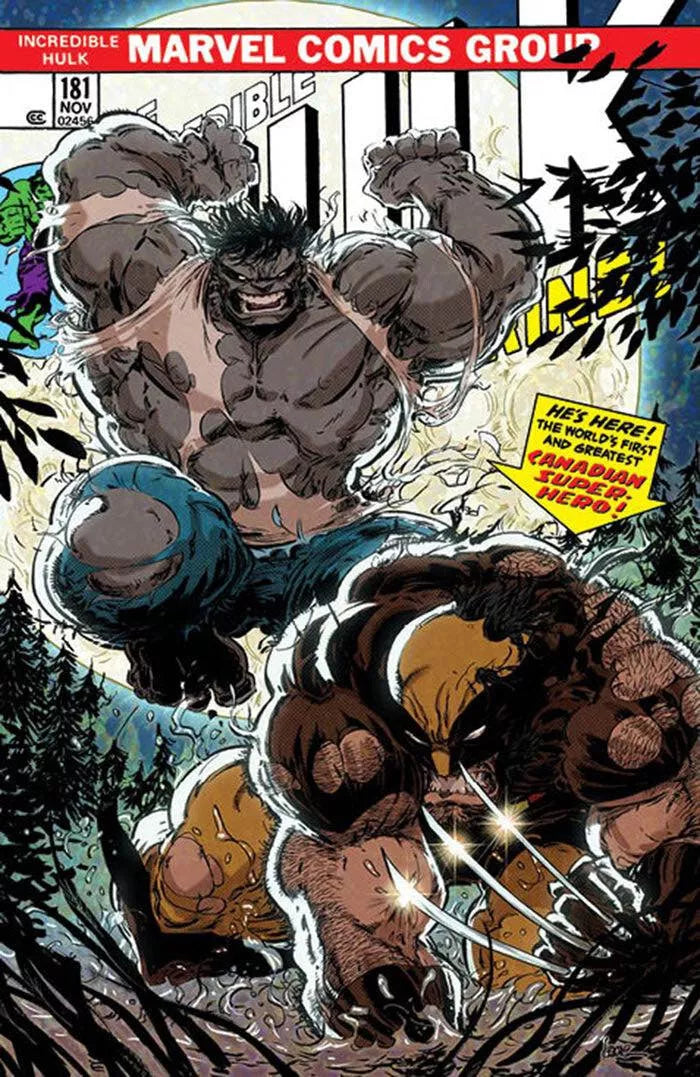 Incredible Hulk #181 Kaare Andrews Facsimile Sdcc Grey Trade Dress Variant