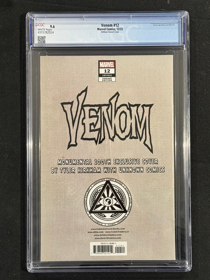 Venom #12  Kirkham Variant Cover  9.6